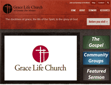 Tablet Screenshot of gracelifedsm.org